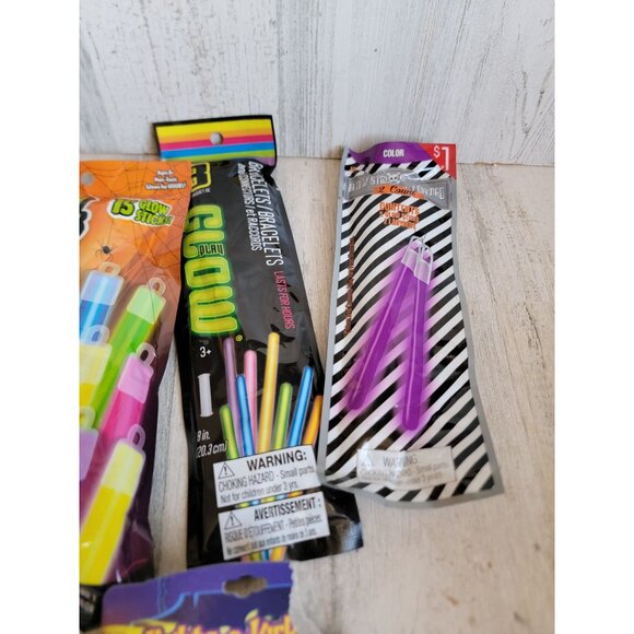 Halloween Light up bracelet glow sticks variety set accessory - Picture 6 of 9